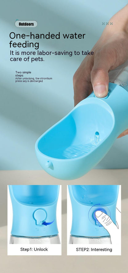 Dog Water Cup Drinking Food Garbage Bag Three-in-one .