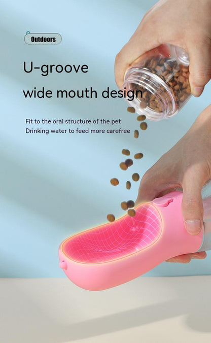 Dog Water Cup Drinking Food Garbage Bag Three-in-one .