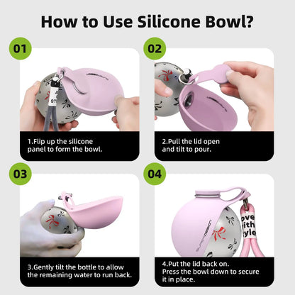 Portable Dog Water Bottle for Small Dogs