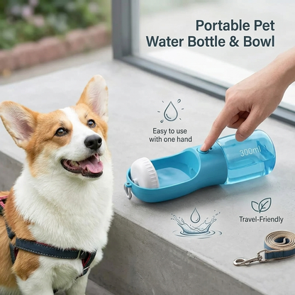 Dog Water Cup Drinking Food Garbage Bag Three-in-one .
