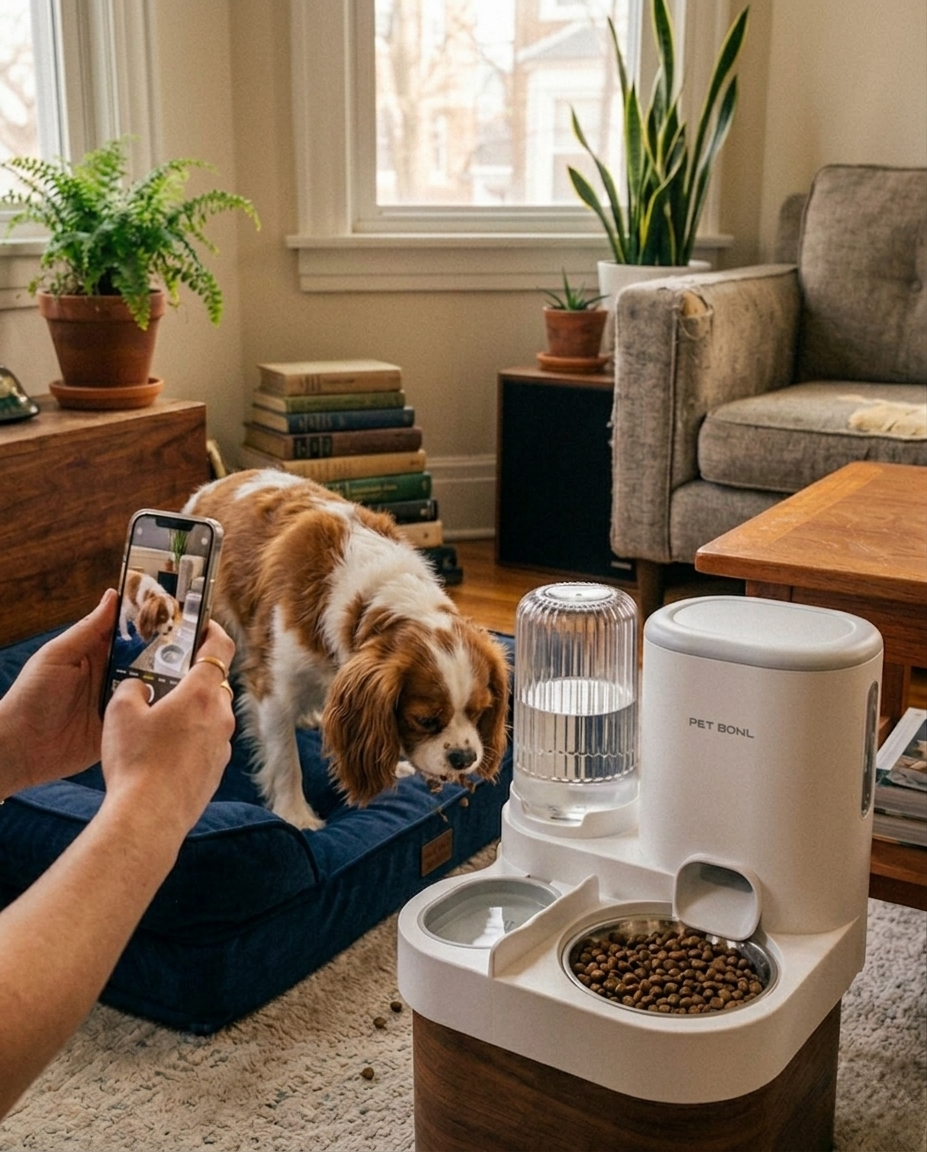 Automatic Pet Feeder with Water Dispenser