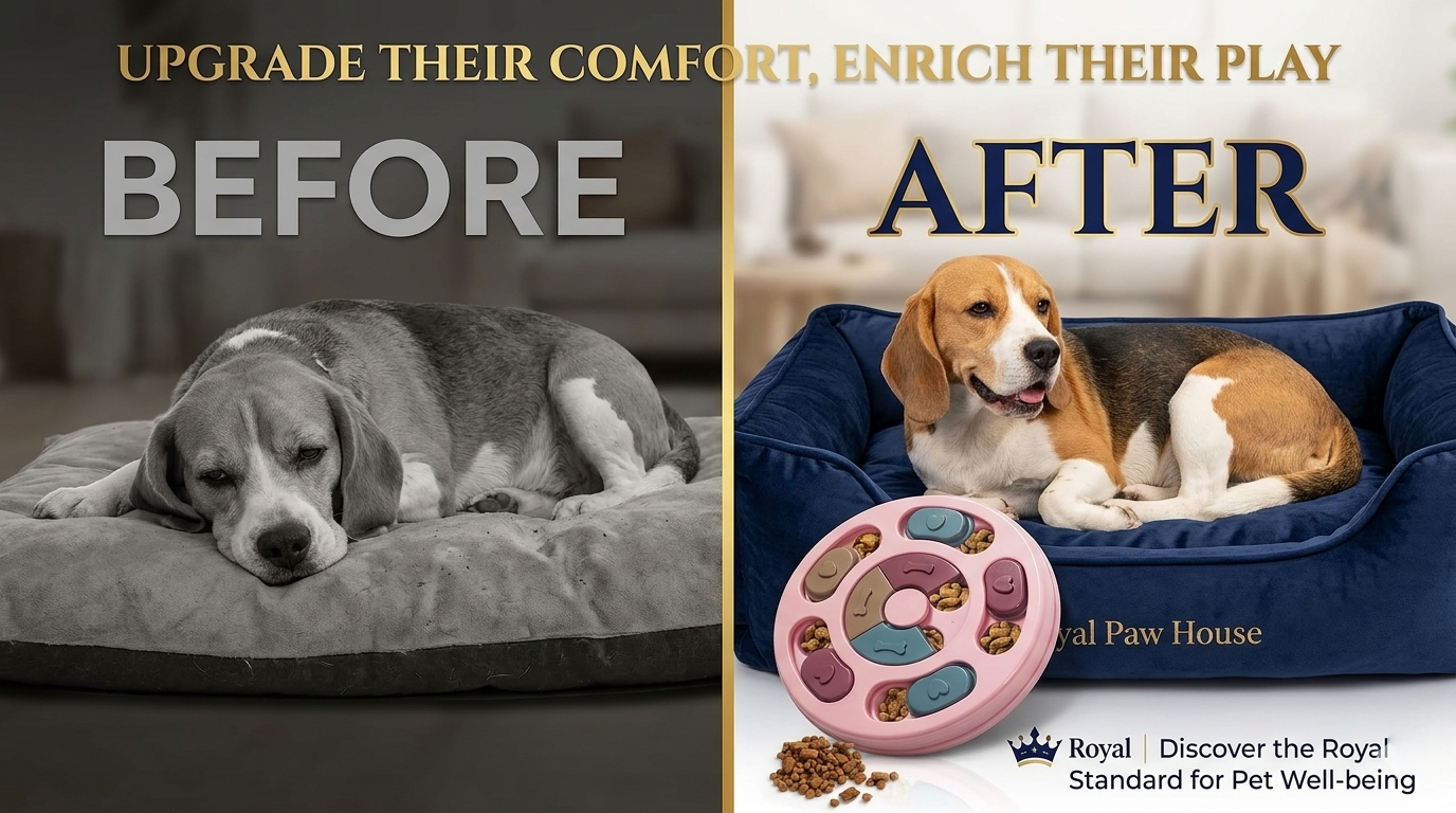 Interactive Dog Puzzle Feeder Toy