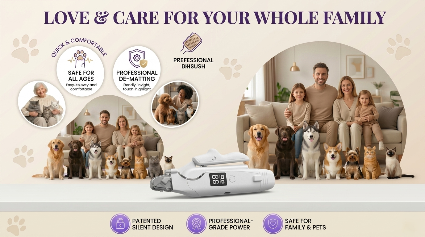 Electric Pet Nail Clipper with Nail Glainder