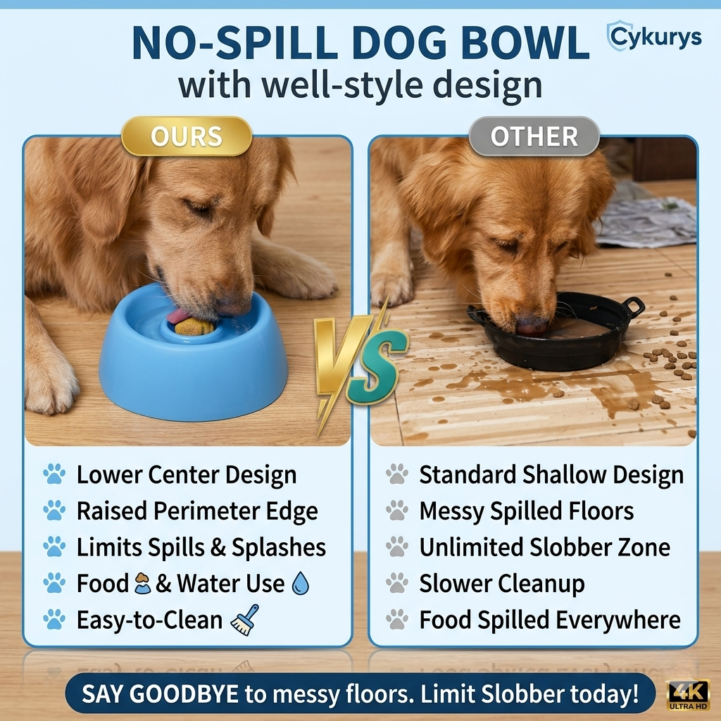 No Spill Dog Water Bowl