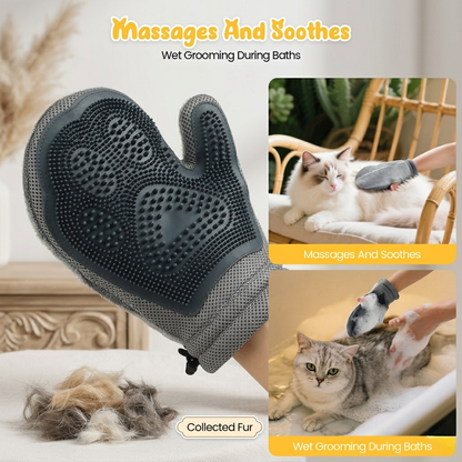 2-in-1 Pet Grooming Glove