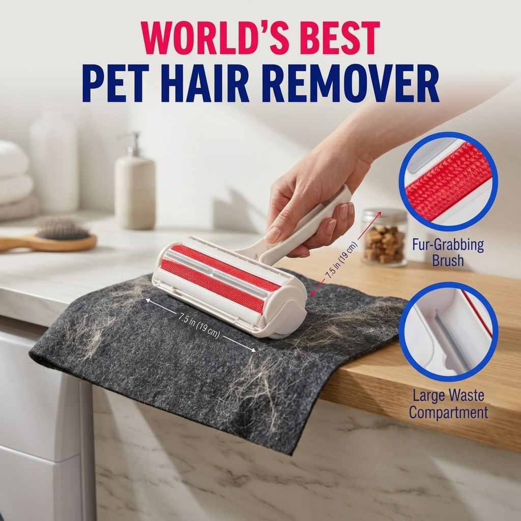 Reusable Pet Hair Remover Roller