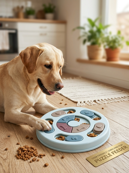 Interactive Dog Puzzle Feeder Toy