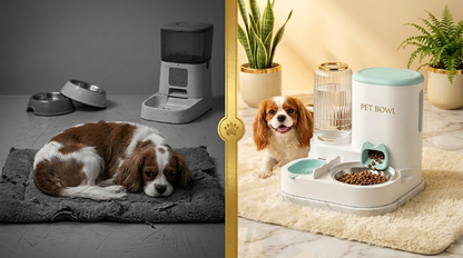 Automatic Pet Feeder with Water Dispenser