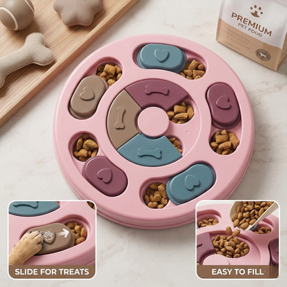 Interactive Dog Puzzle Feeder Toy