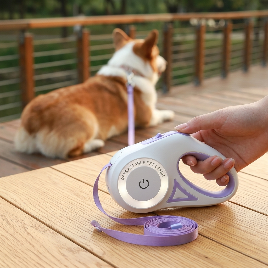 Dog Leash Retractable Leash And Dog Collar Spotlight