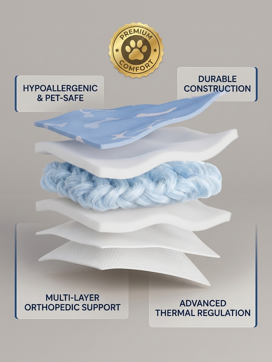 Premium Self-Cooling Pet Mat