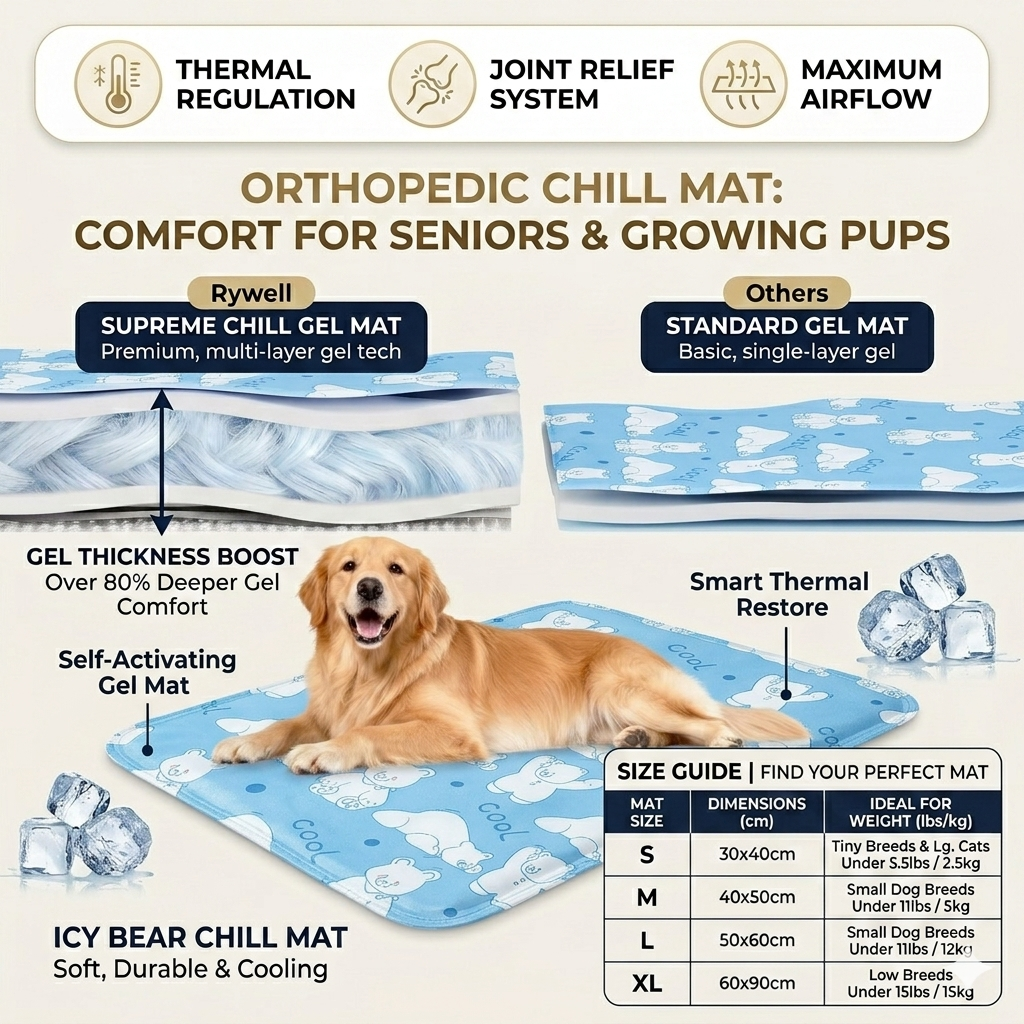 Premium Self-Cooling Pet Mat
