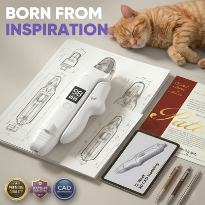 Electric Pet Nail Clipper with Nail Glainder