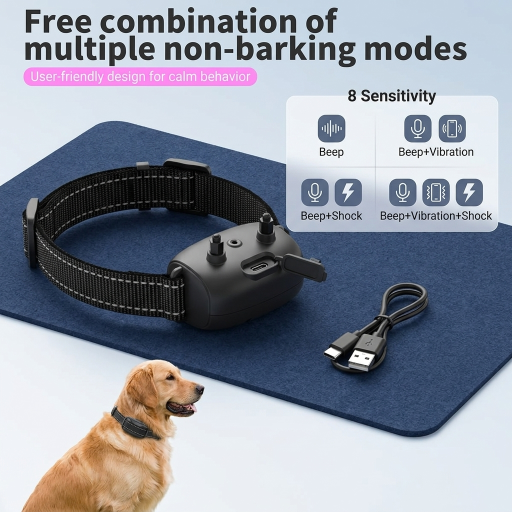 Smart Automatic Anti Barking Dog Collar