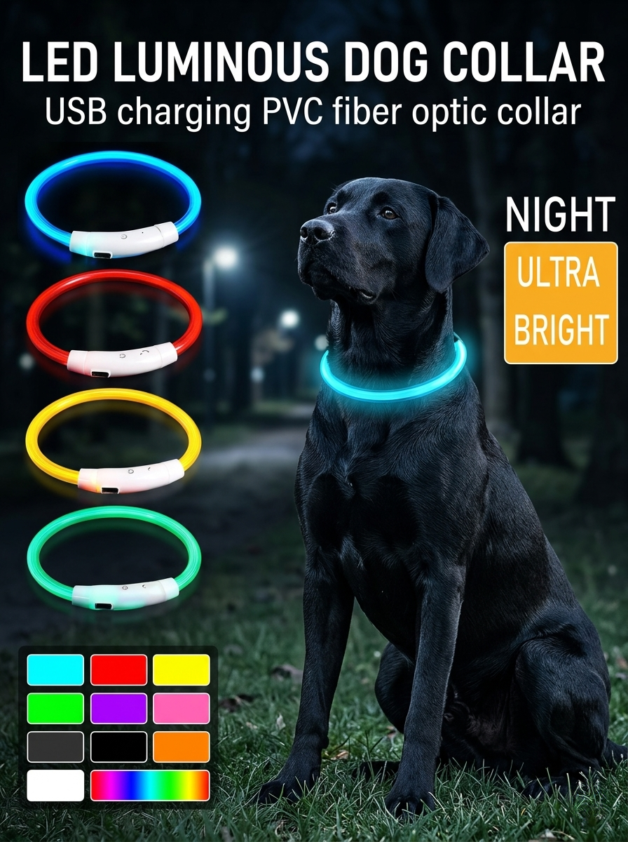 LED Dog Collar Light