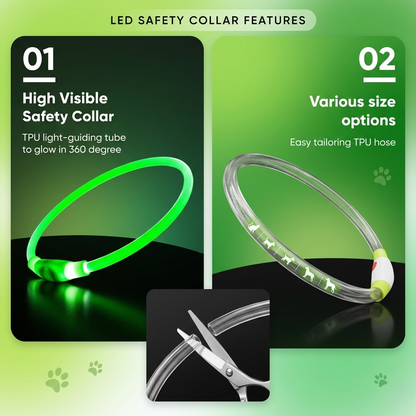 LED Dog Collar Light