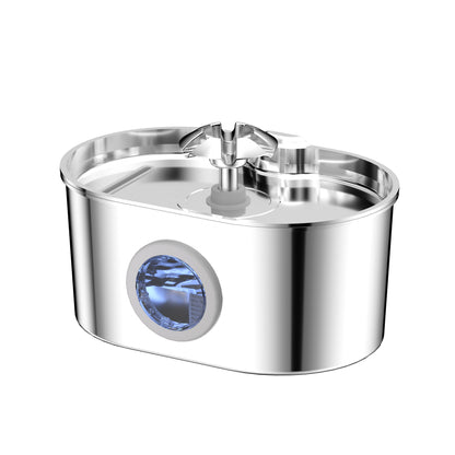 Stainless Steel Cat Water Fountain – 2.5L