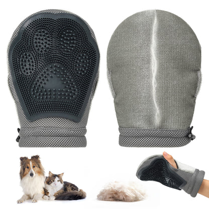 2-in-1 Pet Grooming Glove