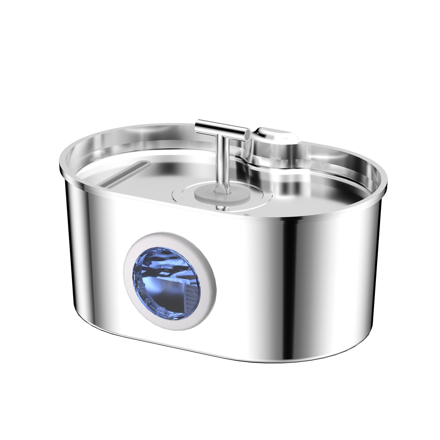 Stainless Steel Cat Water Fountain – 2.5L