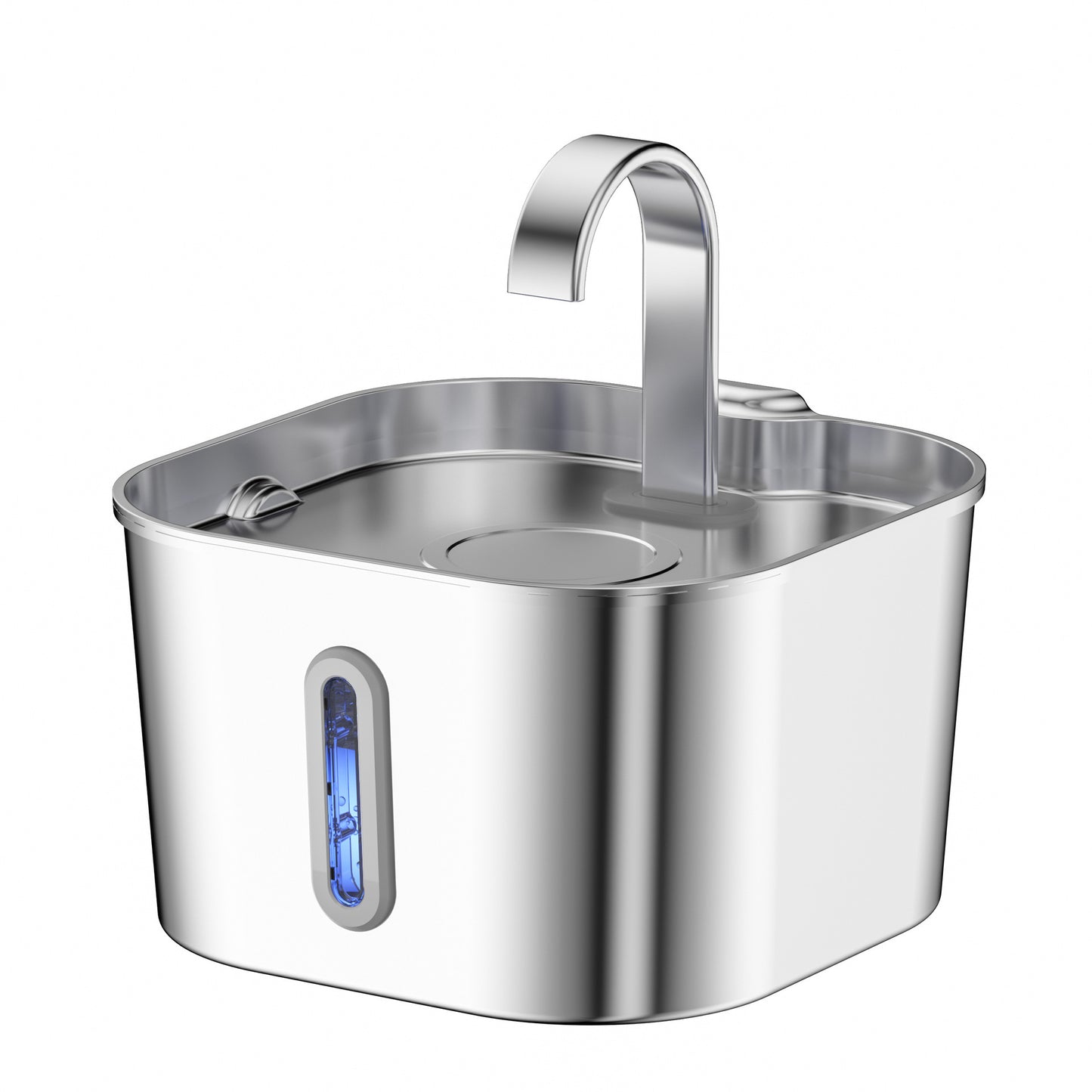 Stainless Steel Cat Water Fountain – 2.5L