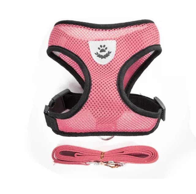 Pet Harness with Lead Leash Adjustable Vest
