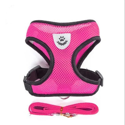 Pet Harness with Lead Leash Adjustable Vest