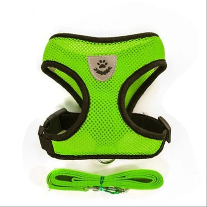 Pet Harness with Lead Leash Adjustable Vest
