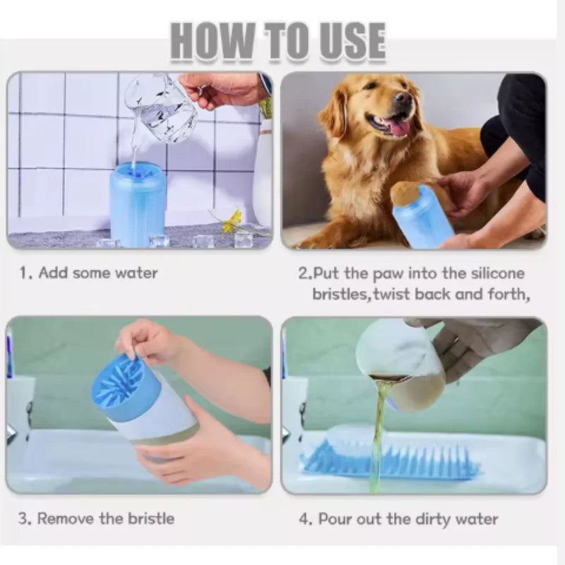 Portable Dog Paw Cleaner