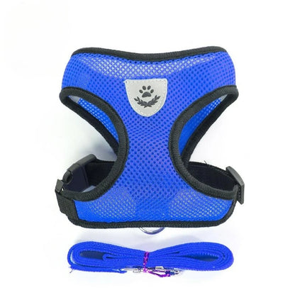Pet Harness with Lead Leash Adjustable Vest