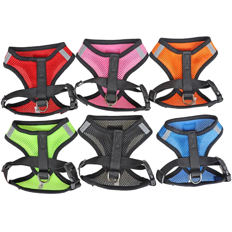 Pet Harness with Lead Leash Adjustable Vest