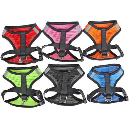 Pet Harness with Lead Leash Adjustable Vest